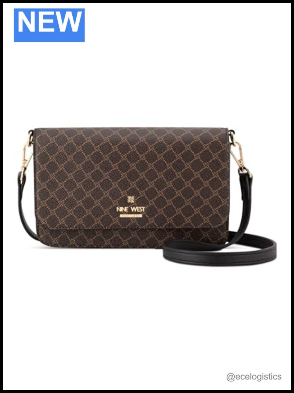 Faux Leather Phone Wallet Crossbody Detachable Strap Card Slots
